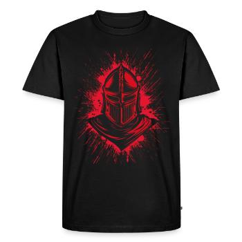 Crusader Knights Templar Middle Ages - Men's Premium Organic T-Shirt - black - Front - Nico (187cm)