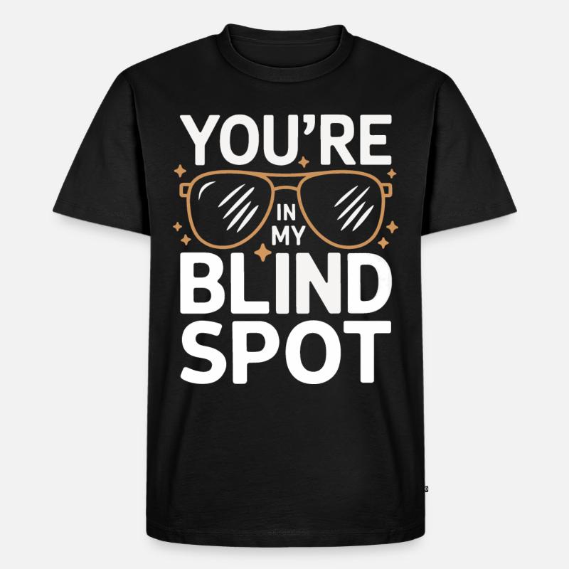 Blinde Blindheit Sehbehinderte Menschen - Männer Premium Bio T-Shirt - Schwarz