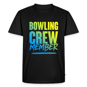 Équipe de bowling - T-shirt Premium bio Homme - noir - Devant - Nico (187cm)