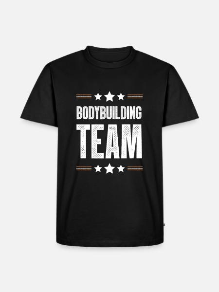 Équipe de musculation - T-shirt Premium bio Homme - noir