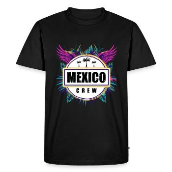 Mexique Crew Tropical - T-shirt Premium bio Homme - noir - Devant - Nico (187cm)
