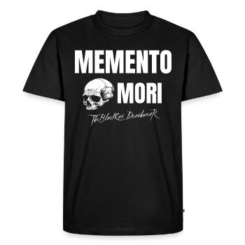 Memento Mori - T-shirt Premium bio Homme - noir - Devant - Nico (187cm)
