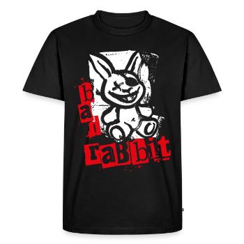 Bad Rabbit - Lapin lapin effronté Lapin - T-shirt Premium bio Homme - noir - Devant - Nico (187cm)