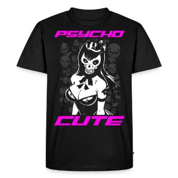 PSYCHO MIGNON - T-shirt Premium bio Homme - noir - Devant - Nico (187cm)