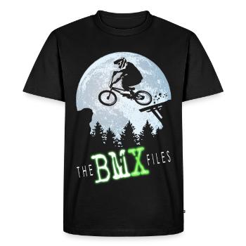 BMX files - T-shirt Premium bio Homme - noir - Devant - Nico (187cm)