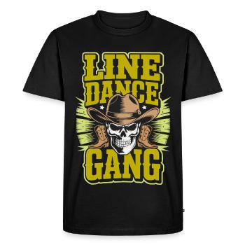 Gang de Cowboy de la Gang de Danses en Ligne - T-shirt Premium bio Homme - noir - Devant - Nico (187cm)