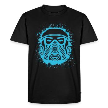 Future Mask - Men's Premium Organic T-Shirt - black - Front - Nico (187cm)
