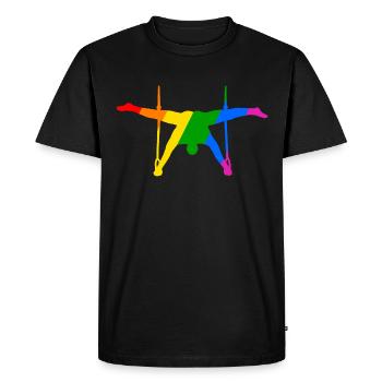 Wrestling in variety - Men's Premium Organic T-Shirt - black - Front - Nico (187cm)