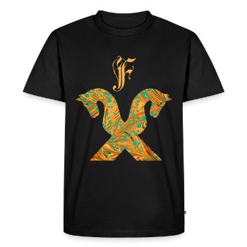pignon de cheval e 95 f - T-shirt Premium bio Homme - noir - Devant - Nico (187cm)