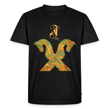 Pignon pour chevaux E 95 I - T-shirt Premium bio Homme - noir - Devant - Nico (187cm)