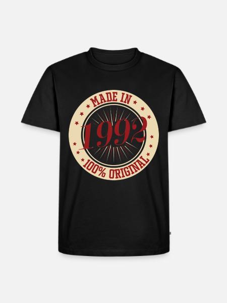 Fabriqué en 1992, l’original - T-shirt Premium bio Homme - noir