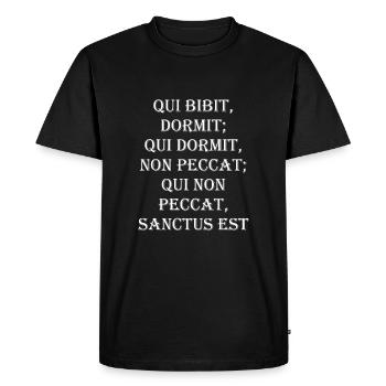 latin - T-shirt Premium bio Homme - noir - Devant - Nico (187cm)