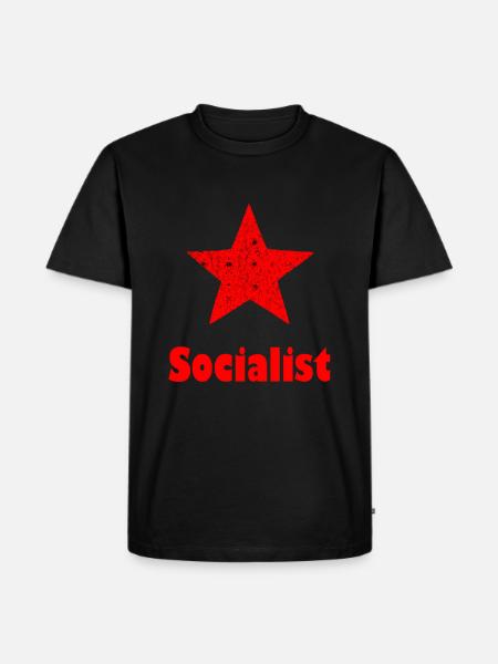Socialist - Men's Premium Organic T-Shirt - black