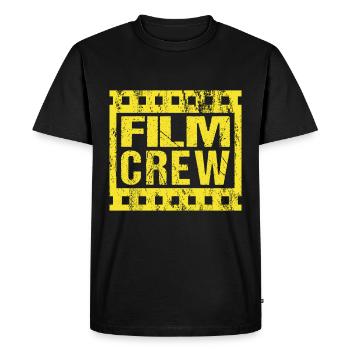 Film Production Crew Film crew - Men's Premium Organic T-Shirt - black - Front - Nico (187cm)