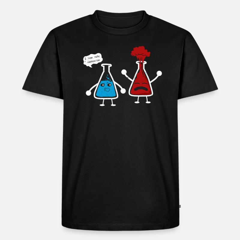 Chemie - Männer Premium Bio T-Shirt - Schwarz