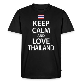 Thaïlande - T-shirt Premium bio Homme - noir - Devant - Nico (187cm)