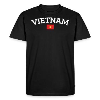 Viêt-Nam - T-shirt Premium bio Homme - noir - Devant - Nico (187cm)