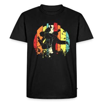 Judo Martial Arts Martial Arts - Men's Premium Organic T-Shirt - black - Front - Nico (187cm)