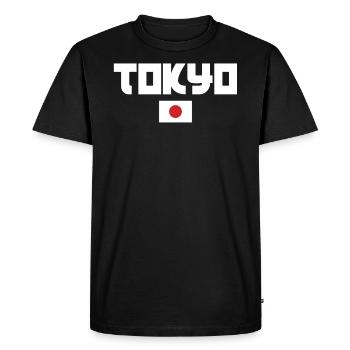 Tokyo - T-shirt Premium bio Homme - noir - Devant - Nico (187cm)