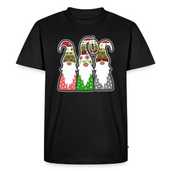 Norvège - T-shirt Premium bio Homme - noir - Devant - Nico (187cm)