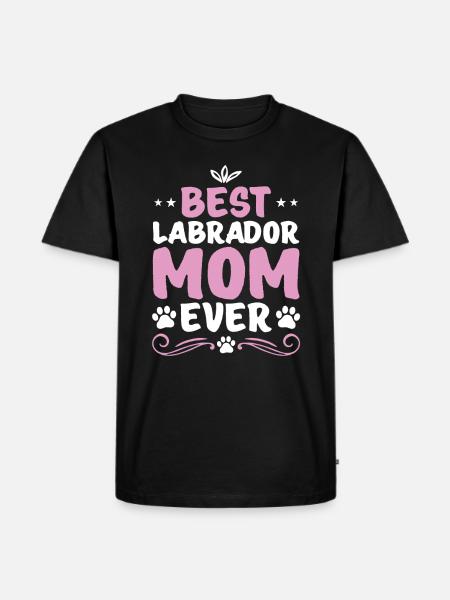 Labrador - Men's Premium Organic T-Shirt - black