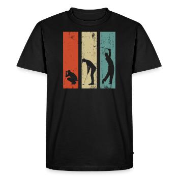 Golf Golfer Golf Course Gift Club de Golf Drôle - T-shirt Premium bio Homme - noir - Devant - Nico (187cm)