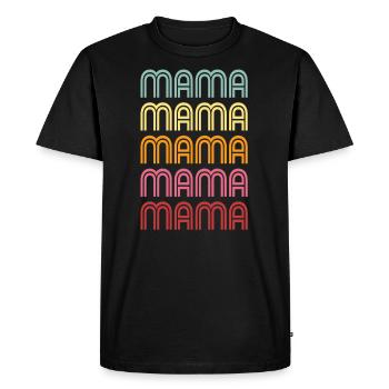 mummy - Men's Premium Organic T-Shirt - black - Front - Nico (187cm)