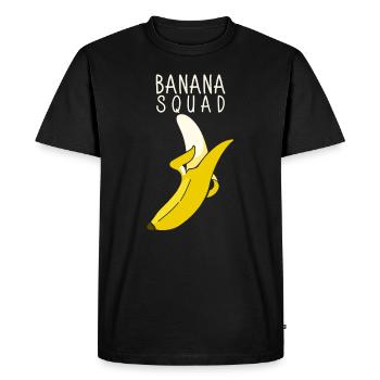 banane - T-shirt Premium bio Homme - noir - Devant - Nico (187cm)