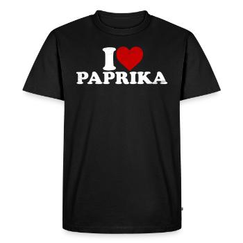 paprika - T-shirt Premium bio Homme - noir - Devant - Nico (187cm)