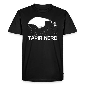 tapir - T-shirt Premium bio Homme - noir - Devant - Nico (187cm)