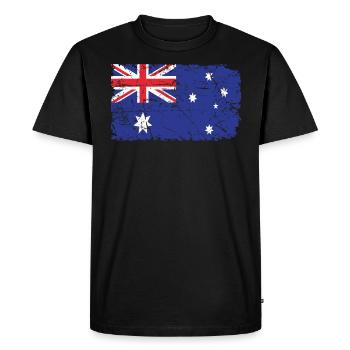 Australie - T-shirt Premium bio Homme - noir - Devant - Nico (187cm)