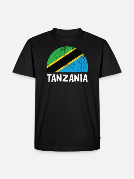 Tanzania - Men's Premium Organic T-Shirt - black