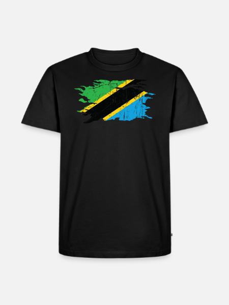 Tanzania - Men's Premium Organic T-Shirt - black