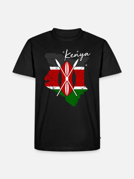 Kenya - Men's Premium Organic T-Shirt - black