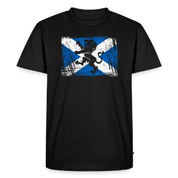Schottland - Männer Premium Bio T-Shirt - Schwarz - Vorne - Nico (187cm)