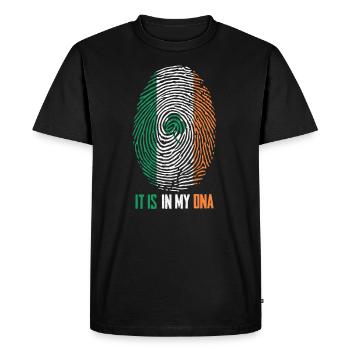 Irlande - T-shirt Premium bio Homme - noir - Devant - Nico (187cm)