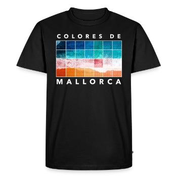 Majorca - Men's Premium Organic T-Shirt - black - Front - Nico (187cm)