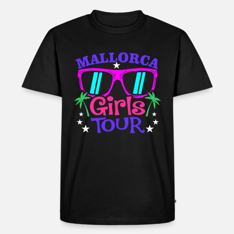 Mallorca - Männer Premium Bio T-Shirt - Schwarz