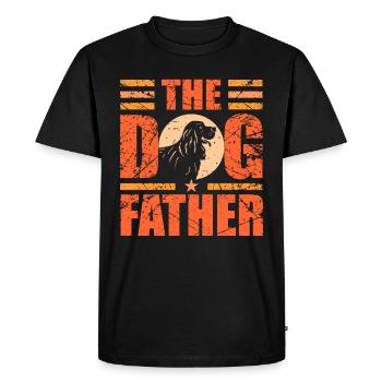 Cocker spaniel - Men's Premium Organic T-Shirt - black - Front - Nico (187cm)