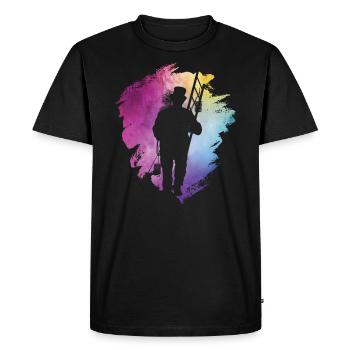 Chimney sweep house cleaner - Men's Premium Organic T-Shirt - black - Front - Nico (187cm)