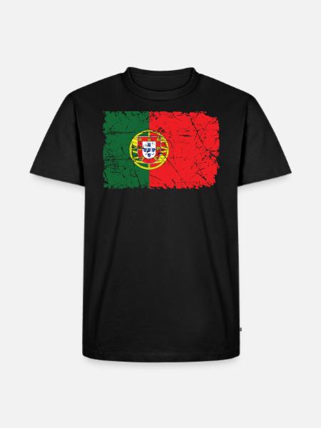 Portugal - Men's Premium Organic T-Shirt - black