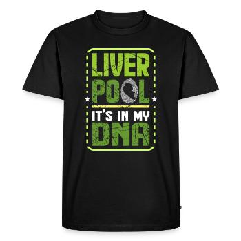 Liverpool - T-shirt Premium bio Homme - noir - Devant - Nico (187cm)