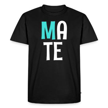 Couple de valentine couple - T-shirt Premium bio Homme - noir - Devant - Nico (187cm)