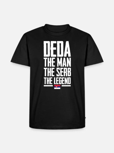 Serbia - Men's Premium Organic T-Shirt - black