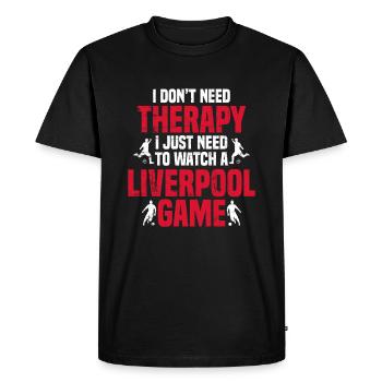 Liverpool - T-shirt Premium bio Homme - noir - Devant - Nico (187cm)