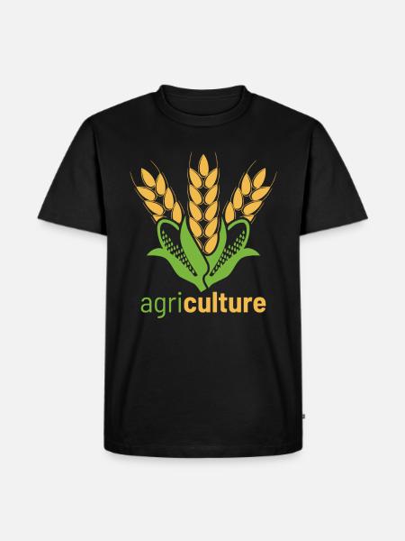 Landbouw landbouw - Mannen Premium Bio T-shirt - zwart