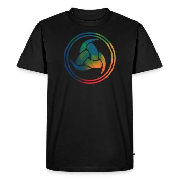 Vikings Vikings - Men's Premium Organic T-Shirt - black - Front - Nico (187cm)