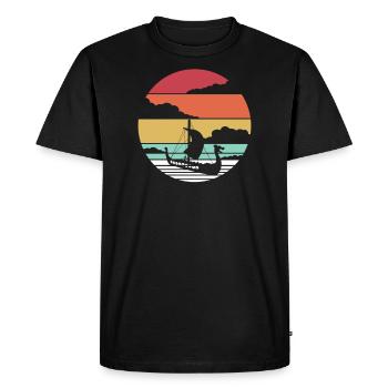 Vikings Vikings - Men's Premium Organic T-Shirt - black - Front - Nico (187cm)
