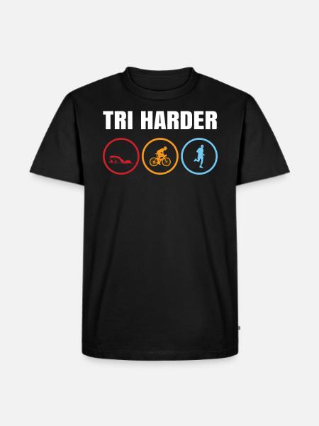 Triathlon - Men's Premium Organic T-Shirt - black