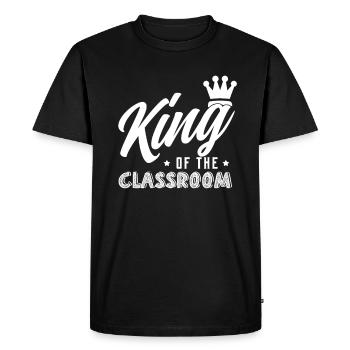 Enseignant enseignant - T-shirt Premium bio Homme - noir - Devant - Nico (187cm)